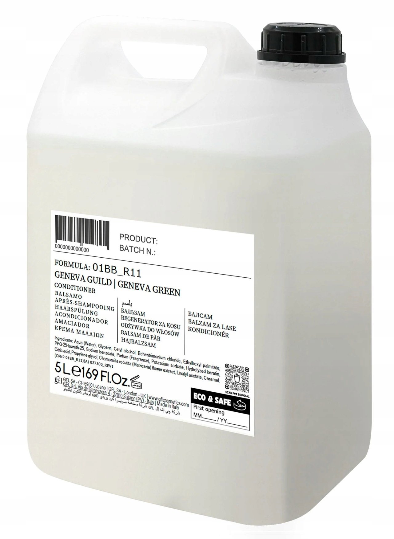 Odżywka do Włosów Wygładzająca z Keratyną do Spa Hotelu 5L Geneva Guild