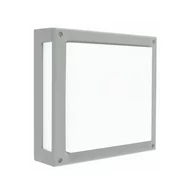 Lampy ogrodowe - NORDLAND 710AL oprawa elewacyjna / plafon IP55 1xE27 aluminium / szary - miniaturka - grafika 1