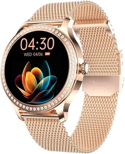 GlacierX Pearl GX-P246 Złoty - Smartwatch - miniaturka - grafika 1