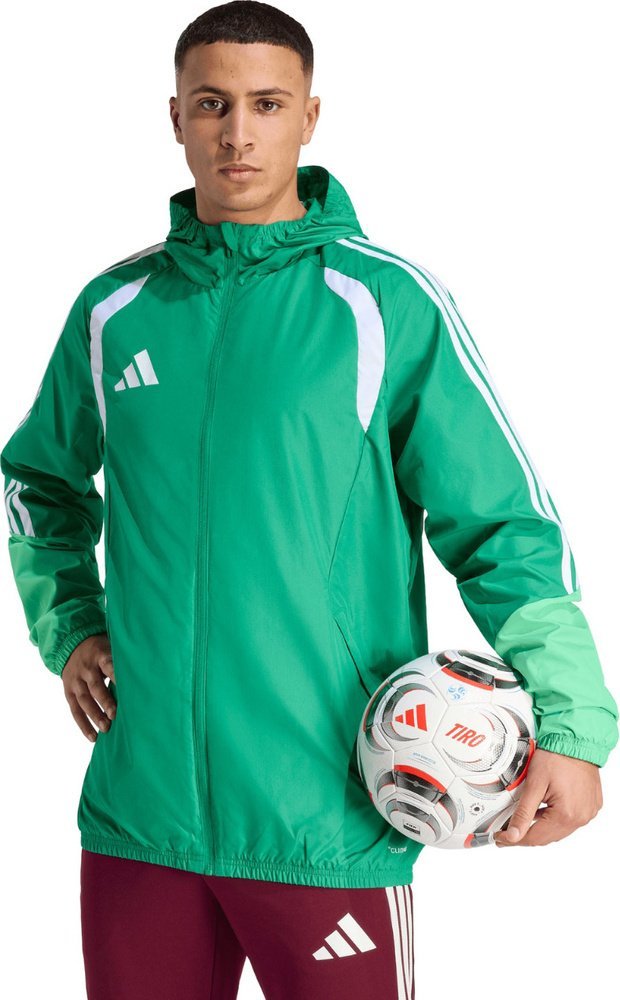 Kurtka męska Adidas Kurtka męska adidas Tiro 26 Competition All Weather zielona KB0136 S