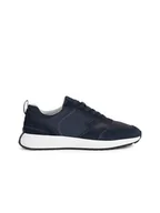 Trampki męskie - Geox Skórzane sneakersy "Volpiano" w kolorze granatowym - miniaturka - grafika 1