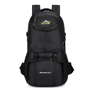 Torebki damskie - Foxdock Outdoor Plecak o dużej pojemności Sports Travel 60l Torba alpinistyczna Plecak męski Damska torba podróżna Czarny - grafika 1