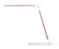 Lampy stojące - Różowo-biała lampka LED na biurko do nauki - A362 Ilopri - miniaturka - grafika 1