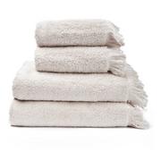 Ręczniki - Zestaw 4 kremowych ręczników ze 100% bawełny Bonami Selection, 50x90+70x140 cm - miniaturka - grafika 1