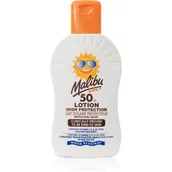 Balsamy i kremy do opalania - MALIBU Kids Lotion SPF50 preparat do opalania ciała 200 ml - miniaturka - grafika 1