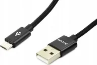 Kable USB - Accura USB 2.0 - micro USB 1.5m czarny - miniaturka - grafika 1