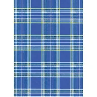 Decoupage - Papier Do Decoupage Niebieski Z Turkusową Kratką 30 X 40 Cm Fda602, Decopatch - miniaturka - grafika 1