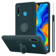 Etui i futerały do telefonów - Pokrowiec Do Huawei P30 LITE w LIQUID ZIELONY Etui TPU Obudowa Ochronny Case Cover Plecki Cadorabo - miniaturka - grafika 1