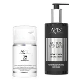 Zestawy kosmetyków męskich - Apis Professional Zestaw kosmetyków dla mężczyzny Apis krem do ciała i krem do twarzy 4387-uniw - miniaturka - grafika 1