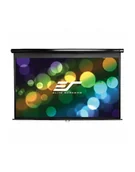 Ekrany projekcyjne - Elite Screens M92UWH Manual Pull Down Screen 92'' 16:9 / Diagonal 230cm, W 203.7cm x H 114.6cm / Black case / Dual wall - miniaturka - grafika 1