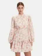 Sukienki - BARDOT Sukienka koktajlowa 57809DB2 Różowy Regular Fit - miniaturka - grafika 1