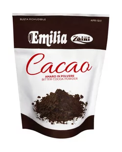 Zaini, kakao ciemne w proszku bez cukru Emilia, 150 g - Kakao i czekolada - miniaturka - grafika 1