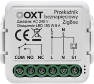Systemy inteligentnych domów - Moduł OXT mini 1 obwód beznapięciowy ZigBee Tuya - miniaturka - grafika 1