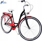 Rowery - NEEXT Damski Rower Miejski 28 LADY BLACK 3bie Holenderka - miniaturka - grafika 1