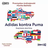 Audiobooki - historia - Przemysław Andrzejewski, Monika Balińska Adidas kontra Puma. Dwaj bracia, dwie firmy (CD mp3) - miniaturka - grafika 1