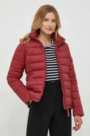 Kurtki damskie - Pepe Jeans kurtka damska kolor bordowy przejściowa - miniaturka - grafika 1