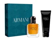 Zestawy perfum męskich - Giorgio Armani Emporio Stronger With You Zestaw: woda toaletowa + żel pod prysznic - miniaturka - grafika 1