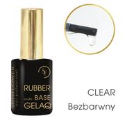 Lakiery do paznokci - Gelaq Base Rubber 9g Clear - miniaturka - grafika 1