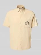 Koszule męskie - Koszula casualowa o kroju slim fit z wyhaftowanymi detalami model ‘APOLLO’ - miniaturka - grafika 1