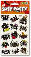 Szkolne artykuły papiernicze - Naklejki puffy Spiders - miniaturka - grafika 1