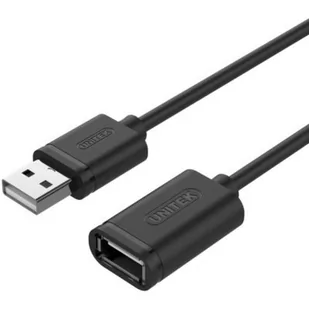 Unitek przewód przedłużacz USB 2.0 AM-AF 1,5M Y-C449GBK - Kable komputerowe i do monitorów - miniaturka - grafika 1