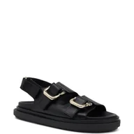 Sandały damskie - Alohas Skórzane sandały - miniaturka - grafika 1