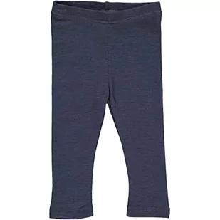 Müsli by Green Cotton legginsy woolly baby, niebieski (Night Blue), 62 - Legginsy - miniaturka - grafika 1