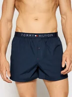 Majtki męskie - Tommy Hilfiger Bokserki Cotton Woven Boxer Icon 1U87905489 Granatowy - miniaturka - grafika 1