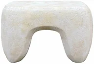 Ławy i stoliki kawowe - Elegancki Stolik boczny niski Nowoczesny gold stone 62cm x 47cm x 35,5cm - miniaturka - grafika 1