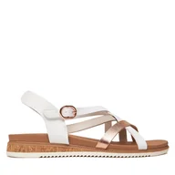 Sandały damskie - Sandały Skechers Desert Kiss Low-Peak Rank 114709/WHT Biały - miniaturka - grafika 1