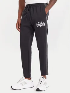 Under Armour Spodnie dresowe Ua Rival Fleece Colorblock 6003954 Czarny Loose Fit - Spodnie sportowe męskie - miniaturka - grafika 1
