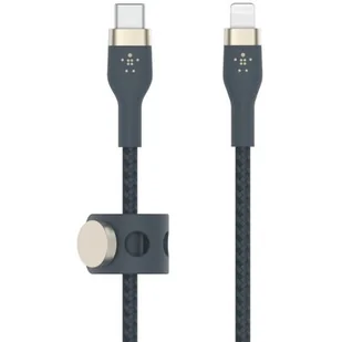 Belkin Kabel USB Typ-C Lightning Braided Silicone 2m Niebieski - Kable USB - miniaturka - grafika 1
