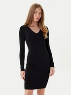 Sukienki - Marciano Guess Sukienka dzianinowa 5YGK23 5036Z Czarny Slim Fit - miniaturka - grafika 1