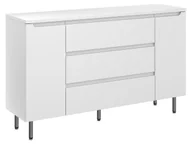 Szafki łazienkowe - Szafka Stojąca Z Blatem ETH 140 cm KD - Biały Mat - miniaturka - grafika 1