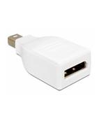 Akcesoria do monitorów - Delock Adapter miniDisplayPort DisplayPort biały (65239) - miniaturka - grafika 1