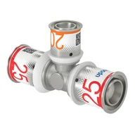 Akcesoria do armatury i ceramiki - Uponor Uponor s-press plus tee reducer 25 x 20 x 25 mm - miniaturka - grafika 1