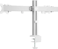Akcesoria do komputerów stacjonarnych - InLine InLine® Aluminium monitor desk mount for 2 monitors up to 32", 8kg - miniaturka - grafika 1