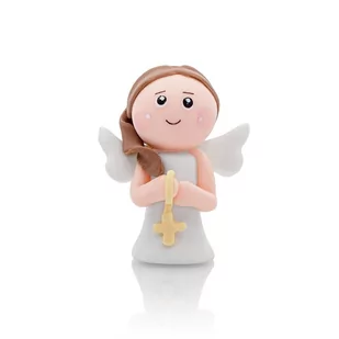 Aniołek - różaniec - dziewczynka - modelina - Figurki dekoracyjne - miniaturka - grafika 1