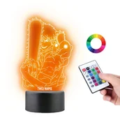 Lampy pozostałe - Lampka na Biurko Statuetka Denji i Pochita Anime - miniaturka - grafika 1