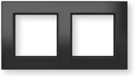 Klawisze i ramki - Homematic IP Glasrahmen 2-fach, schwarz - miniaturka - grafika 1
