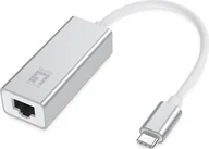 Adaptery i przejściówki - Adapter USB LevelOne LevelOne Adapter USB-C -> GBit-LAN USB-0402 V4 - miniaturka - grafika 1
