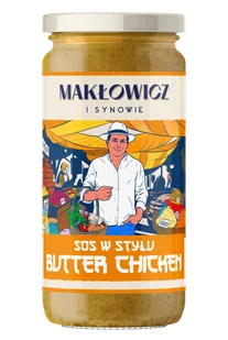 Pomidorowo-maślany sos w stylu Butter Chicken Makłowicz i Synowie 400 g - Sosy w słoikach - miniaturka - grafika 1