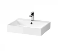 Umywalki - Cersanit Virgo Umywalka meblowa 60,5x46 cm biała EcoBox K118-006-ECO - miniaturka - grafika 1