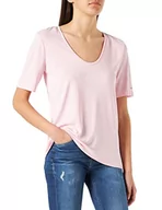 Koszule damskie - Tommy Hilfiger Damska koszula z modalu Scoop-nk Ss, Pastelowy róż, M - miniaturka - grafika 1