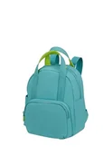 Plecaki - American Tourister Puffypop, Mini Plecak 35 cm, 8,5 L, Przegroda na AirPods i Tablet, 2 Uchwyty na Butelki, Turkusowy Dusty Turquoise - miniaturka - grafika 1