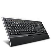 Klawiatury - Logitech Illuminated Keyboard k740 klawiatura USB QWERTY Skandynawia - miniaturka - grafika 1