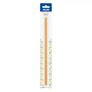 Linijka 30 cm, MILAN NEW LOOK, pomarańczowa na blistrze - Linijki, ekierki - miniaturka - grafika 1