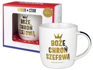 Kubek Star 2 - Chroń szefową - kubek - Kubki - miniaturka - grafika 1