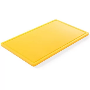 Hendi Deska do krojenia HACCP do drobiu GN 1/1 żółta 826058 - Deski do krojenia - miniaturka - grafika 1