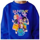 Bluzy dla dziewczynek - BLUZA DZIECIĘCA K-POPOWE ŁOWCZYNIE DEMONÓW HUNTRIX 134-140 BAWEŁNIANA - miniaturka - grafika 1